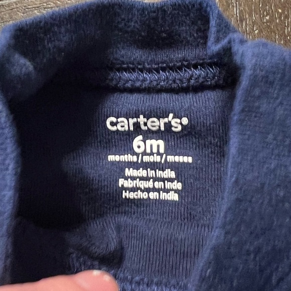 Infant baby Carter’s 6M matching set - sweatpants, sweatshirt, onesie - Picture 3 of 7